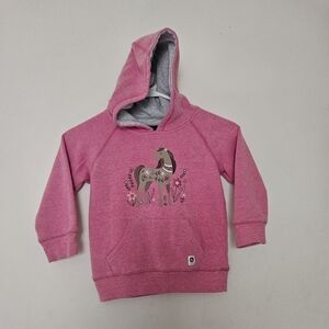 4T‎ Pink John Deere Hoodie with Horse Design